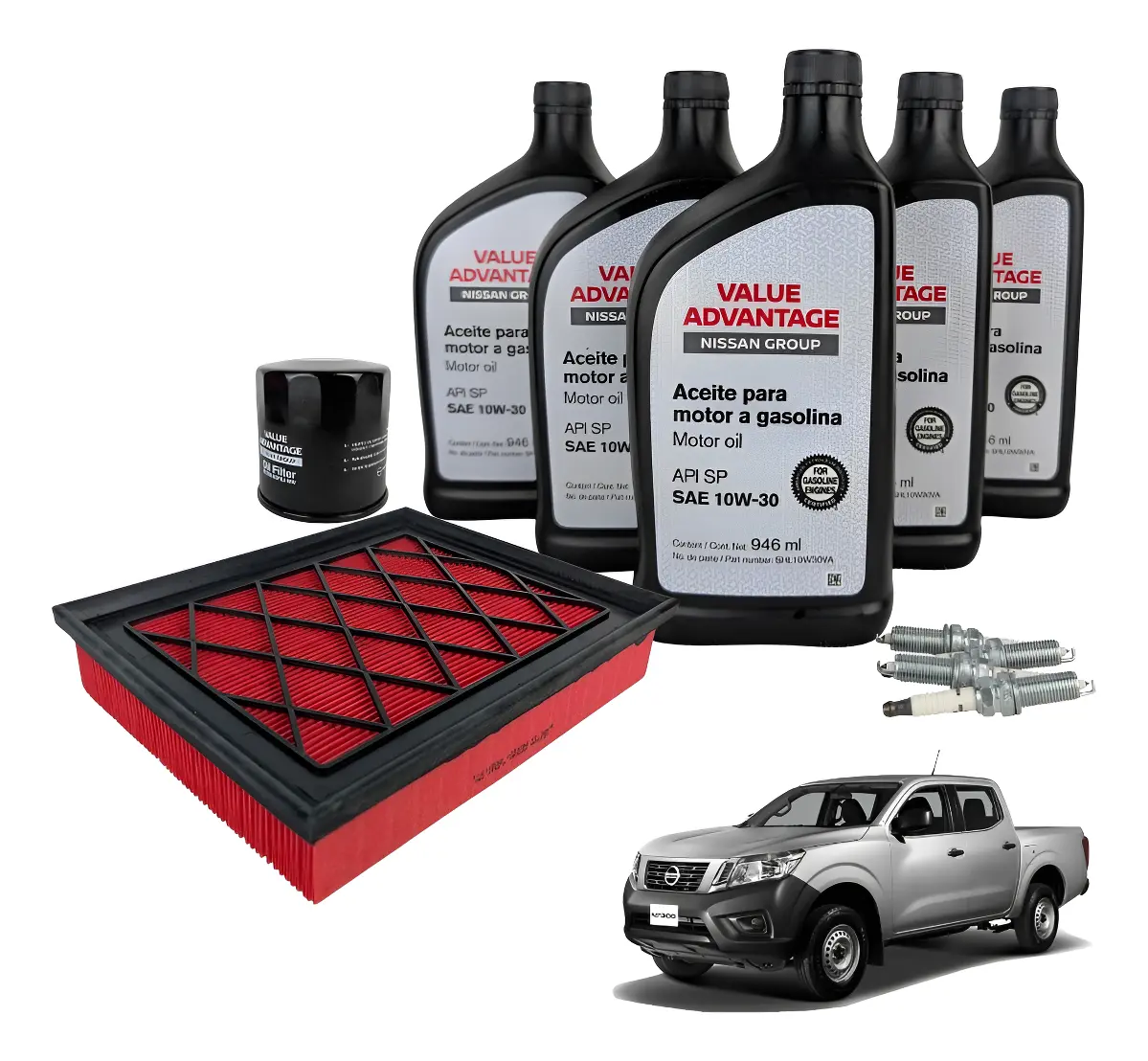 Kit de Afin De Motor 10w30 Para Np300 2015-2024 Nissan Original