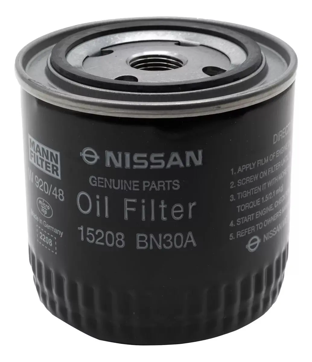 Filtro De Aceite Np300 Diesel 2008-2023 Nissan Original