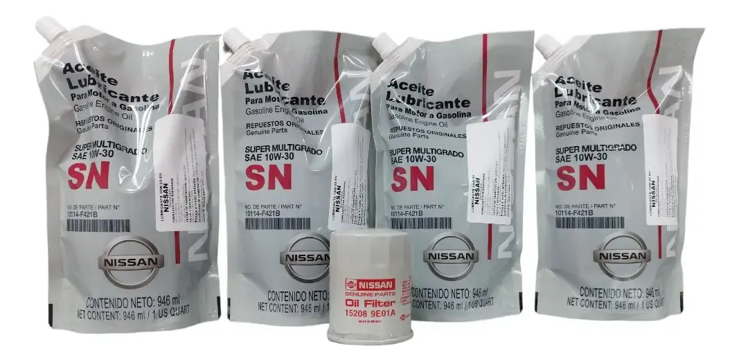 Promoción Cambio De Aceite 10w30 Nissan Original