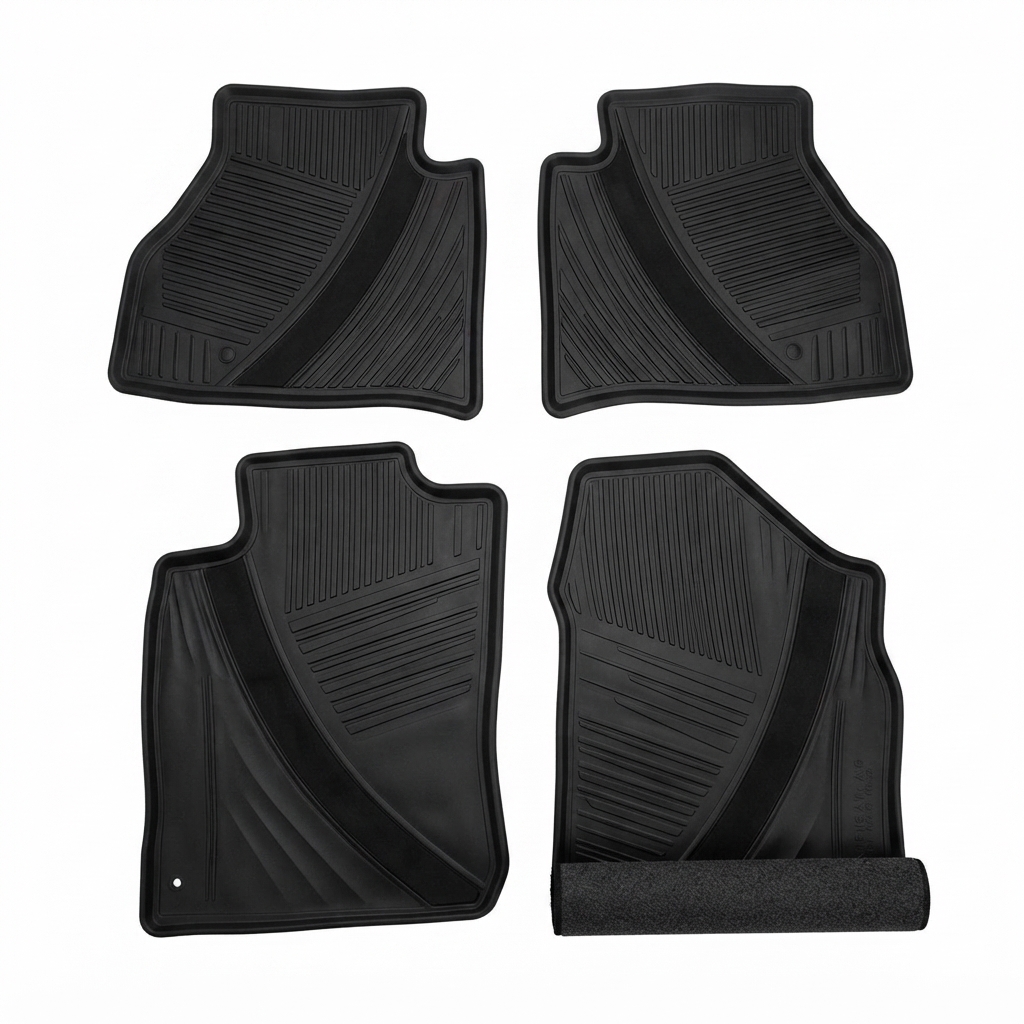 Juego de tapetes de hule para Frontier 2016-2026 Nissan Original